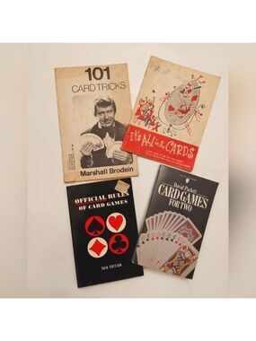 Vintage* Set of 4 Card Playing Pocket Books